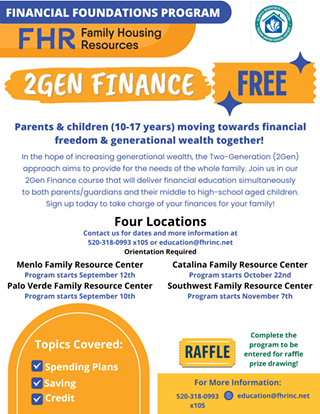 Image: 2Gen Finance Class for Parents and Children