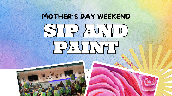 Image: A Rose is A Rose &ndash; Mother&rsquo;s Day Sip and Paint at DiBella&rsquo;s