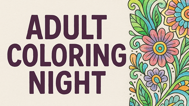 Image: Adult Coloring Night