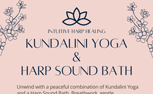 Image: April Kundalini Yoga and Harp Sound Bath