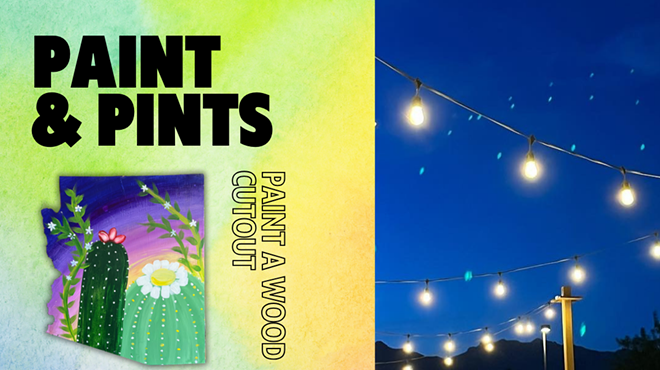 Image: Arizona Wood Cutout – Paint and Pints