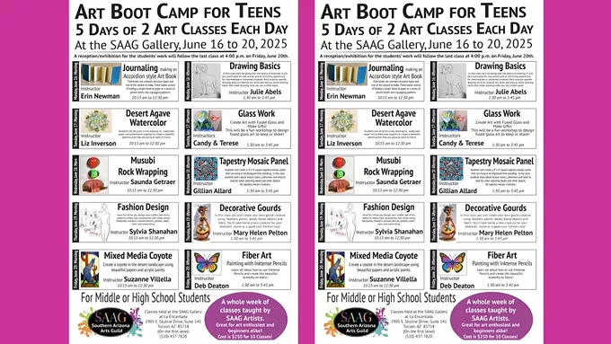 Teen Art Boot Camp Classes