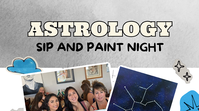 Image: Astrology Sip and Paint Night ✨