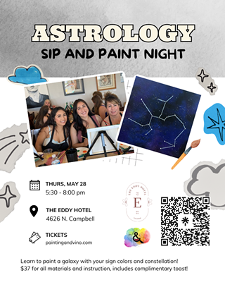 Image: Astrology Sip and Paint Night ✨
