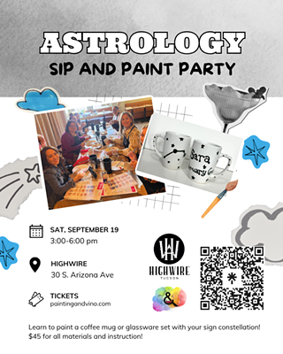Image: Astrology Sip and Paint Party ✨