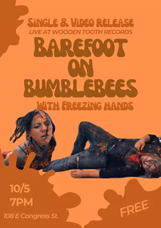 Image: Barefoot on Bumblebees Music video Premiere