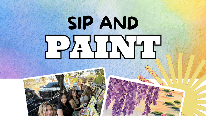 Image: Beginner Water Lilies Sip and Paint