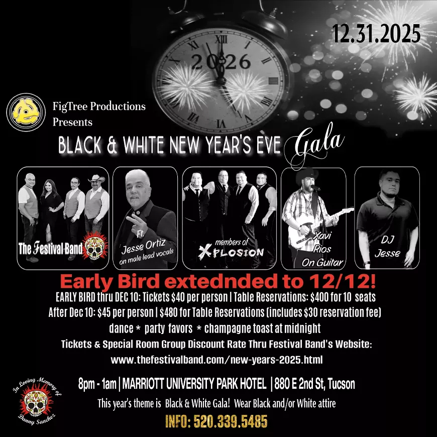 Black & White New Year's Eve Dance