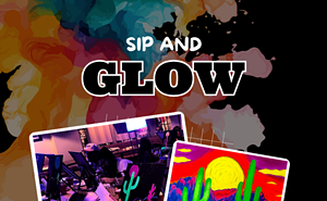 Image: Blacklight Paint and Sip Party at Reforma