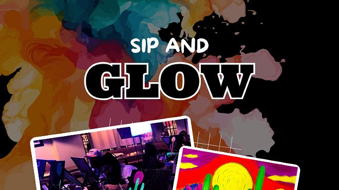 Image: Blacklight Paint and Sip Party at Reforma
