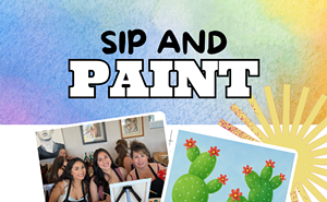 Image: &lsquo;Blooming Prickly&rsquo; Sip and Paint at The Eddy