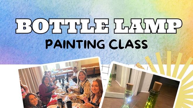 Image: Bottle Lamp Paint and Sip Party at Reforma