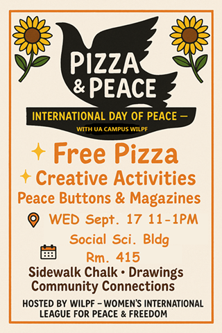 Image: Campus WILPF Pizza for Peace