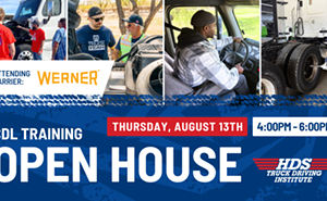 Image: CDL Training Open House (w/ Werner)