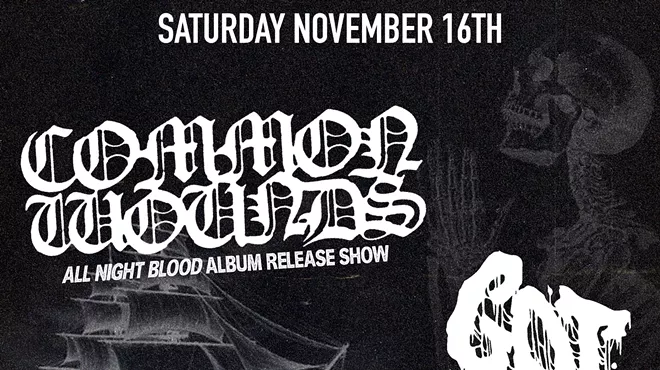 Image: Common Wounds 'All Night Blood' album release with Got Bit!