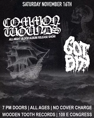 Image: Common Wounds 'All Night Blood' album release with Got Bit!