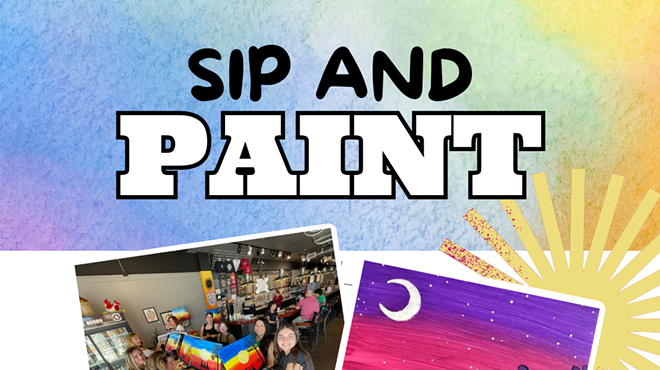 Image: Cosmic Cactus &ndash; Paint and Sip Night at Zerai&rsquo;s