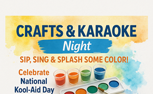 Image: Crafts & Karaoke @ Poppin' Off