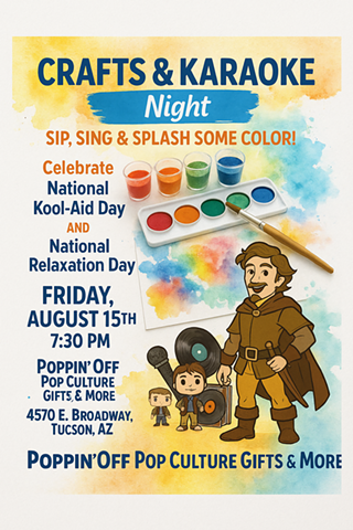 Image: Crafts & Karaoke @ Poppin' Off