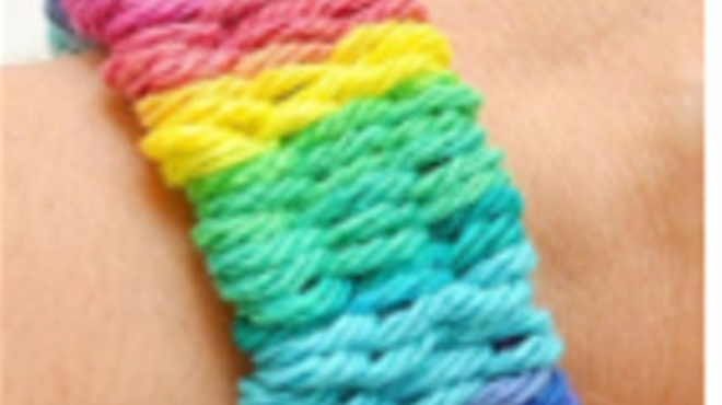 Image: Creativity Corner - Bracelet Weaving