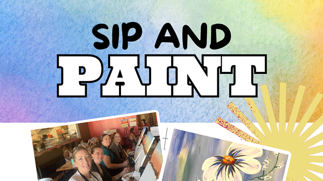 Image: Daisy Wood Panel Paint and Sip at OV Pizza & Pints