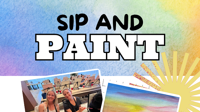 Image: Desert Dandelion Paint and Sip at The Leo Kent