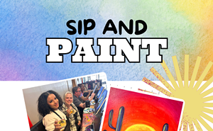 Image: Desert Days Paint and Sip at Bawker Cider
