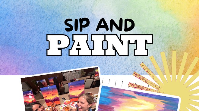 Image: Desert Path Paint and Sip at Leo Kent