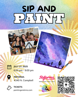 Image: Desert Sky Paint and Sip Night at Reforma