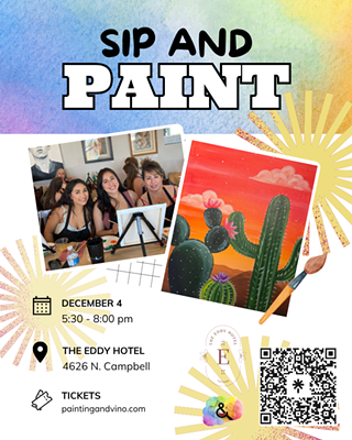 Image: Desert Vibes Paint and Sip at The Eddy