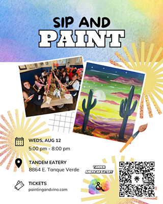 Image: Dreamy Desert East Side Sip and Paint