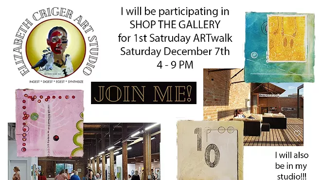 Image: Elizabeth Criger Open Studio and Steinfeld Gallery Shop the Gallery Event
