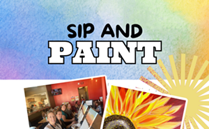 Image: Fall Sunflower Paint and Sip at OV Pizza