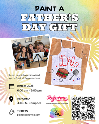 Image: Father’s Day Apron Painting Class at Reforma
