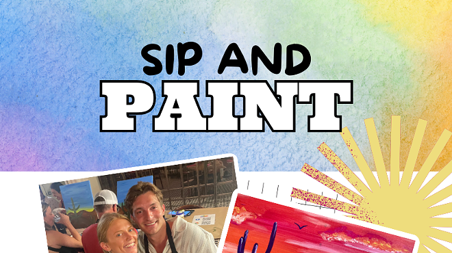 Image: Fiery Desert Sip and Paint at Reforma
