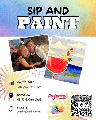 Image: Fiesta Margarita Paint and Sip at Reforma Modern Mexican