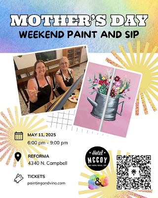 Image: Flower Bouquet – Mother’s Day Paint and Sip at Reforma