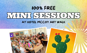 Image: Free Mini Sessions at Hotel McCoy Artwalk