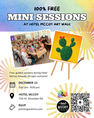 Image: Free Mini Sessions at Hotel McCoy Artwalk
