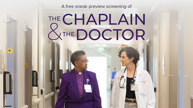 Image: Free sneak preview screening of 'The Chaplain and The Doctor'