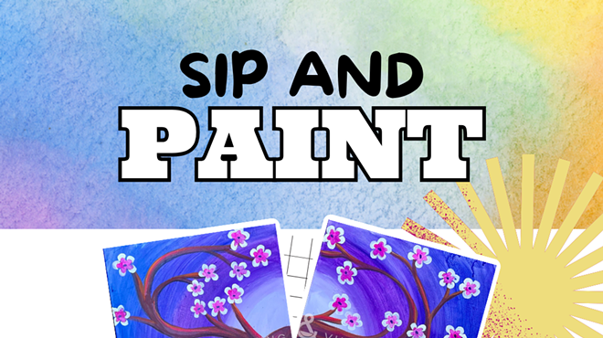 Image: Friendship Tree Paint and Sip at OV Pizza