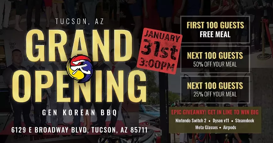 Gen Korean BBQ Grand Opening