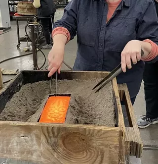 Image: Glass Sand Casting Workshop