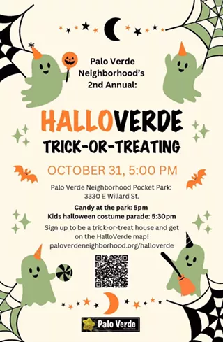 Image: HalloVerde: 2nd Annual Trick-or-Treating in Palo Verde Neighborhood