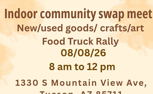 Image: Indoor community swap meet