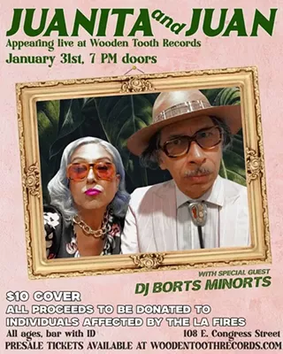 Image: Juanita and Juan (Alice Bag & Kid Congo Powers) w/ special guest DJ Borts Minorts