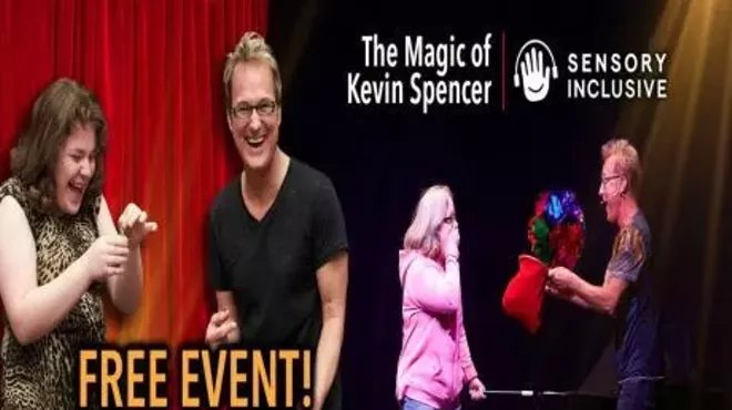 Image: Kevin Spencer's "Magic for Everyone: A Sensory Inclusive Performance" Tucson, February 2025