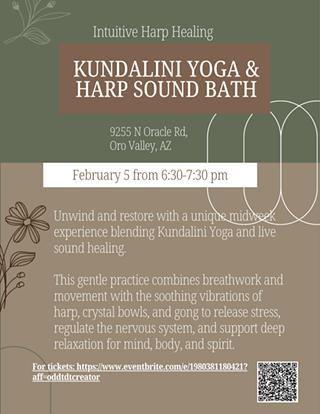 Image: Kundalini Yoga & Harp Sound Bath