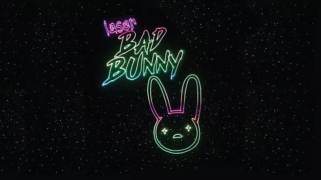 Image: Laser Bad Bunny