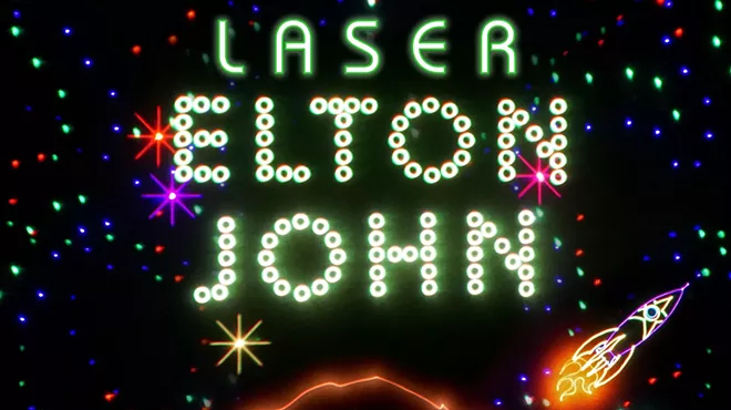 Image: Laser Elton John